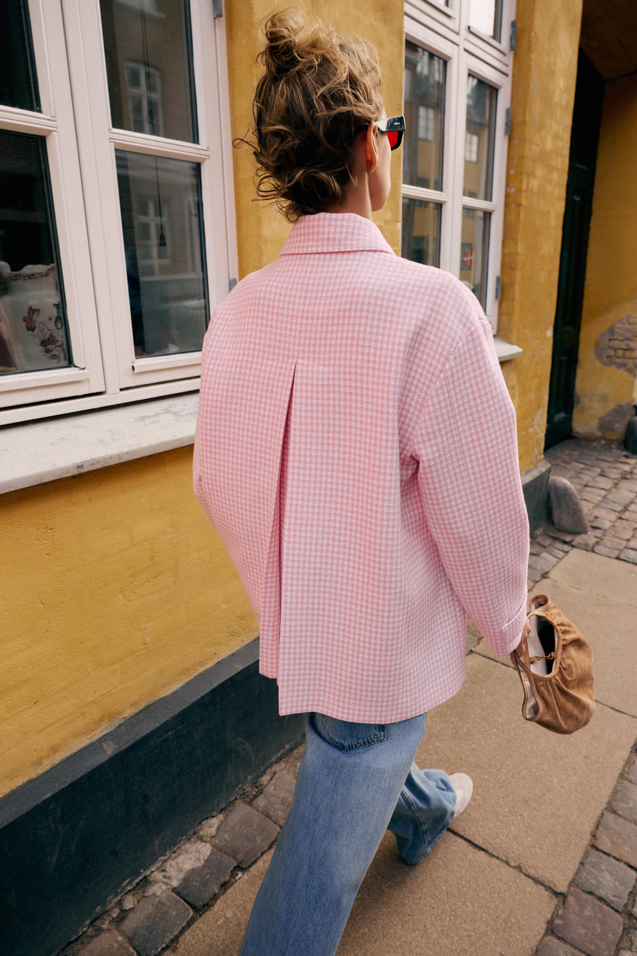 GINGHAM CHECK JACKET